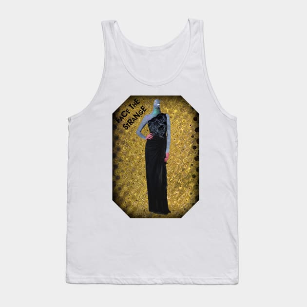 Yellow lady pigeon Tank Top by FaceTheStrange